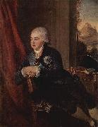 Ludwig Guttenbrunn Portrait of prince Alexey Kurakine France oil painting artist
